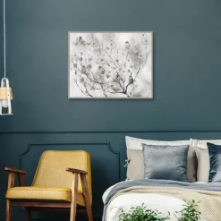 Kirkland's Home Cherry Blossom Birds Framed Canvas Art Print- Canvas Art