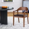Kirkland's Home Chestnut Acacia Wood Dining Chair- Dining Chairs