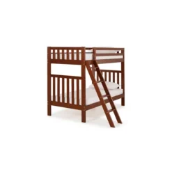 Kirkland's Home Chestnut Pine Wood Detachable Twin Bunk Bed- Beds & Headboards