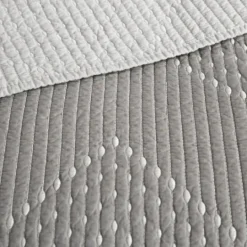 Kirkland's Home Chevron Full/Queen 3-Pc. Coverlet Set- Bedspreads & Coverlets