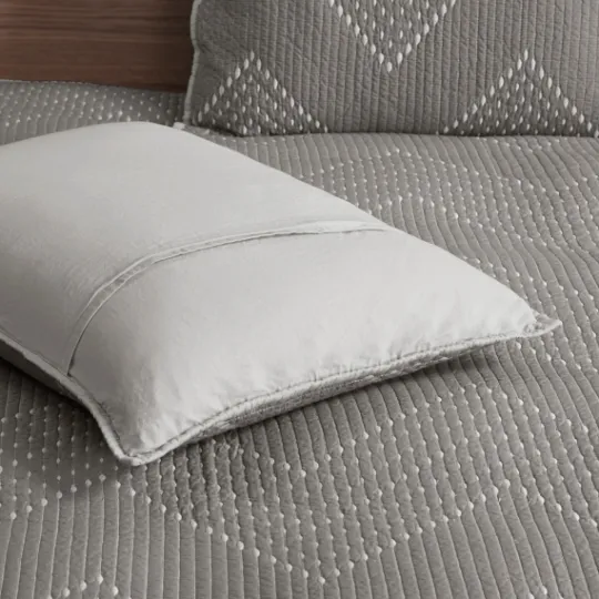 Kirkland's Home Chevron Full/Queen 3-Pc. Coverlet Set- Bedspreads & Coverlets