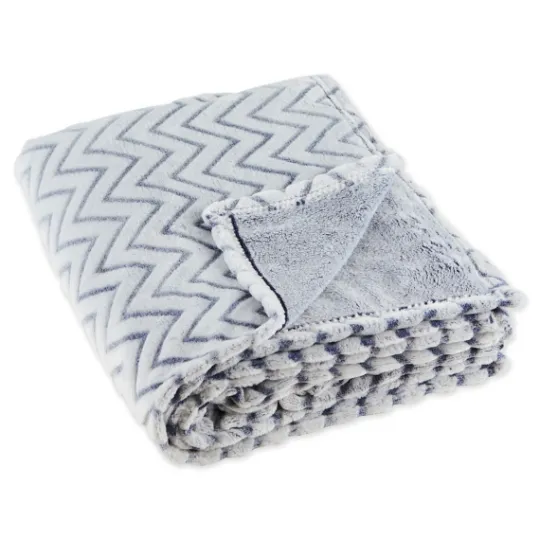 Kirkland's Home Chevron Plush Throw- Blankets & Throws