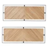 Kirkland's Home Chevron Wood Wall Plaques, Set Of 2- Wall Plaques