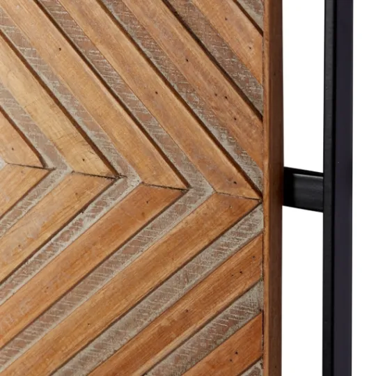 Kirkland's Home Chevron Wood Wall Plaques, Set Of 2- Wall Plaques