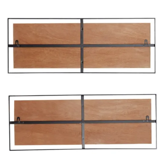 Kirkland's Home Chevron Wood Wall Plaques, Set Of 2- Wall Plaques