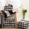 Kirkland's Home Chicken Wire And Buffalo Check Baskets, Set Of 3- Baskets & Boxes