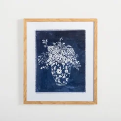 Kirkland's Home China Floral Framed Art Print- Framed Art