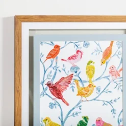 Kirkland's Home Chinoiserie Birds Framed Art Print- Framed Art