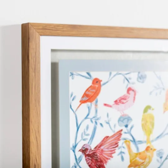 Kirkland's Home Chinoiserie Birds Framed Art Print- Framed Art