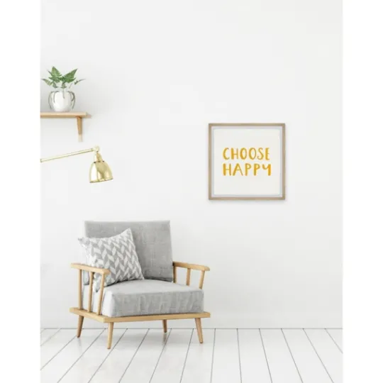 Kirkland's Home Choose Happy Framed Wall Plaque- Wall Quotes & Signs