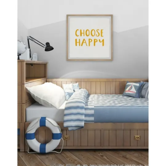 Kirkland's Home Choose Happy Framed Wall Plaque- Wall Quotes & Signs
