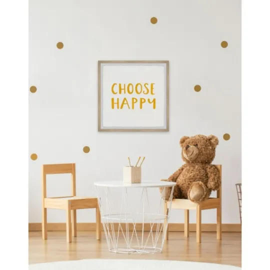 Kirkland's Home Choose Happy Framed Wall Plaque- Wall Quotes & Signs