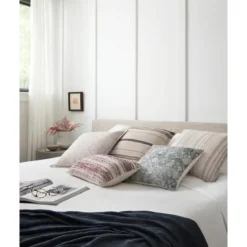 Kirkland's Home Chris Loves Julia X Loloi Burgundy Darcy Pillow- Pillows