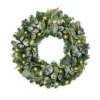 Kirkland's Home Christmas Eucalyptus Pine Mix Pre-Lit Wreath- Wreaths