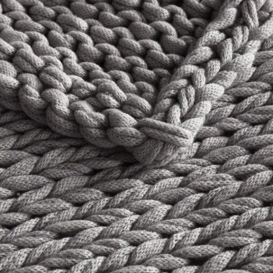 Kirkland's Home Chunky Double Knit Cozy Throw- Blankets & Throws