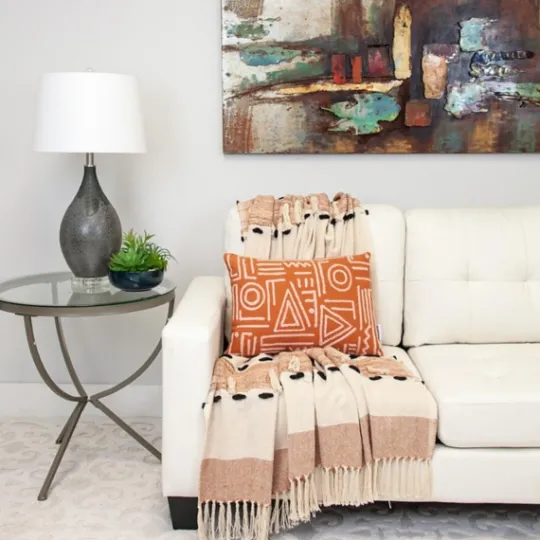 Kirkland's Home Chunky Stitch Cotton Throw- Blankets & Throws