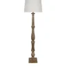 Kirkland's Home Chunky Washed Brown Floor Lamp- Floor Lamps