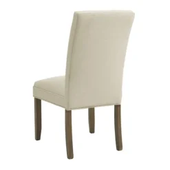Kirkland's Home Cianna Cream 2-Pc. Upholstered Dining Chair Set- Dining Chairs