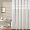 Kirkland's Home Ciel Tassel Shower Curtain- Shower Curtains
