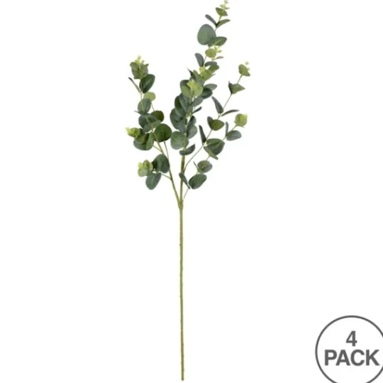 Kirkland's Home Cinerea Eucalyptus Leaf Stems, Set Of 4- Stems & Bouquets