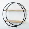 Kirkland's Home Circle Double Wood Wall Shelf, 25 In.- Shelves