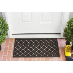 Kirkland's Home Circles Rubber Doormat- Doormats