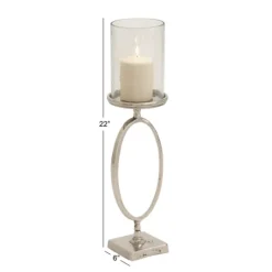 Kirkland's Home Circular Center Hurricane Candle Holder- Candle Holders
