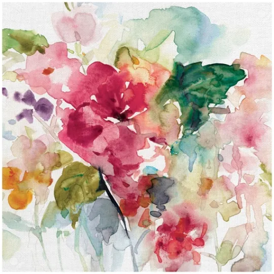 Kirkland's Home Citrus Floral Punch Canvas Art Print- Canvas Art