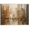 Kirkland's Home City Rush 5 Framed Canvas Art Print- Canvas Art