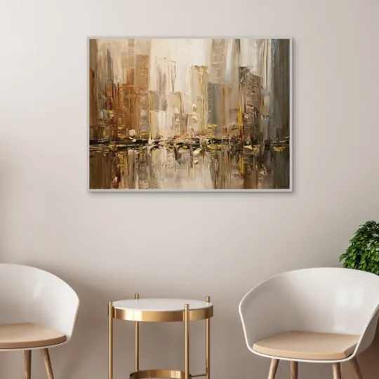 Kirkland's Home City Rush 5 Framed Canvas Art Print- Canvas Art