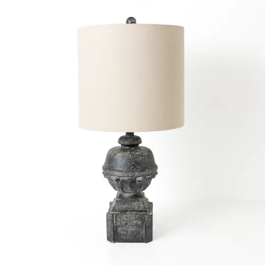 Kirkland's Home Claire Charcoal Table Lamp- Table Lamps
