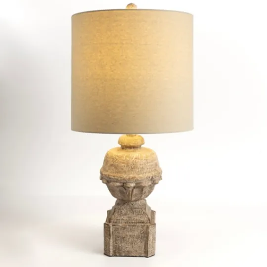 Kirkland's Home Claire Natural Table Lamp- Table Lamps