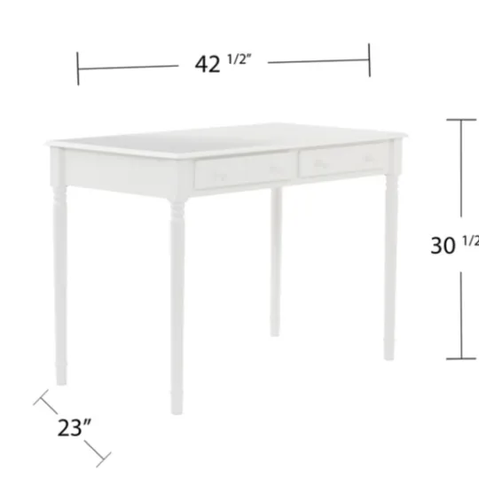 Kirkland's Home Classic 2-Drawer Wood Desk- Office Furniture