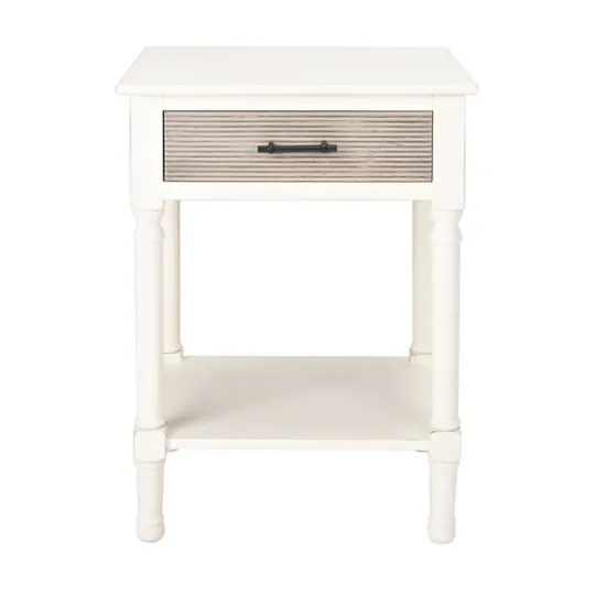 Kirkland's Home Classic Ribbed Drawer Accent Table- Accent & End Tables