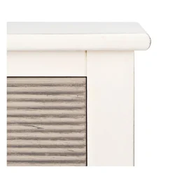 Kirkland's Home Classic Ribbed Drawer Accent Table- Accent & End Tables