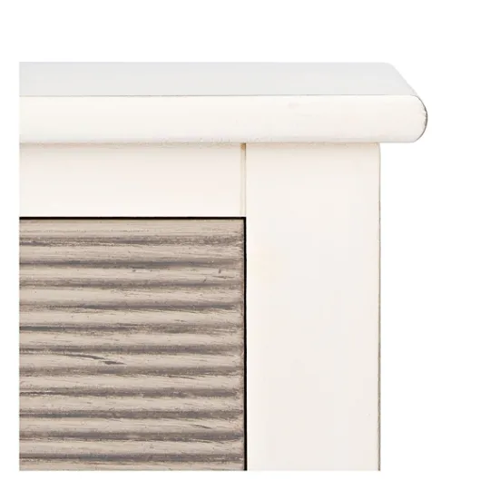 Kirkland's Home Classic Ribbed Drawer Accent Table- Accent & End Tables