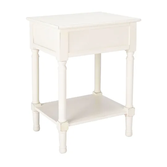 Kirkland's Home Classic Ribbed Drawer Accent Table- Accent & End Tables