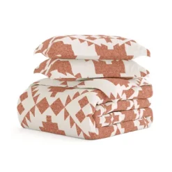 Kirkland's Home Clay Adobe Diamond 2-Pc. Twin Duvet Cover Set- Duvets