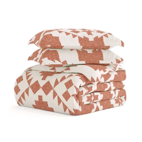 Kirkland's Home Clay Adobe Diamond 2-Pc. Twin Duvet Cover Set- Duvets