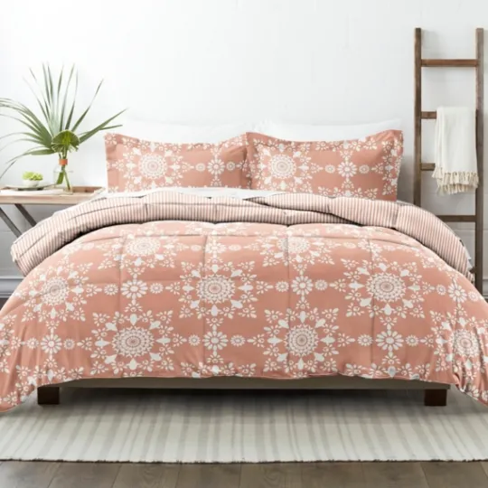 Kirkland's Home Clay Daisy Medallion King 3-Pc. Comforter Set- Comforters