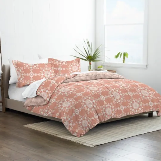 Kirkland's Home Clay Daisy Medallion King 3-Pc. Comforter Set- Comforters