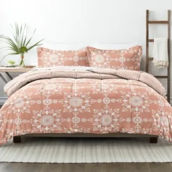 Kirkland's Home Clay Daisy Medallion Queen 3-Pc. Comforter Set- Comforters