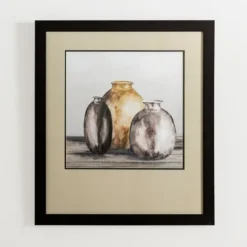 Kirkland's Home Clay Pot Still Life Ii Framed Art Print- Framed Art