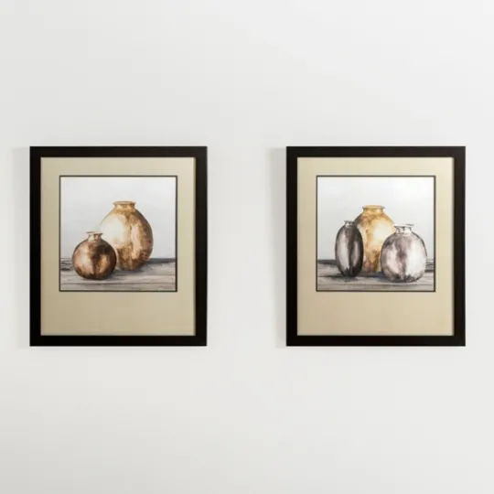 Kirkland's Home Clay Pot Still Life Ii Framed Art Print- Framed Art