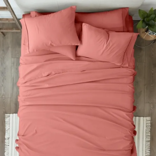 Kirkland's Home Clay Solid 6-Pc. King Sheet Set- Bed Sheets