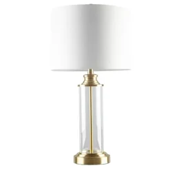 Kirkland's Home Clear Glass Base Gold Table Lamps, Set Of 2- Table Lamps