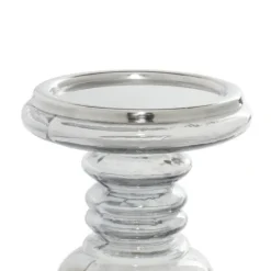 Kirkland's Home Clear Glass Column Candle Holders, Set Of 2- Candle Holders