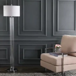 Kirkland's Home Clear Glass Demi Floor Lamp- Floor Lamps