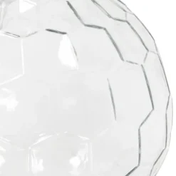 Kirkland's Home Clear Glass Honeycomb Table Lamp- Table Lamps