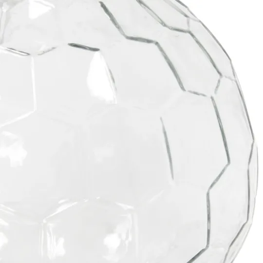 Kirkland's Home Clear Glass Honeycomb Table Lamp- Table Lamps
